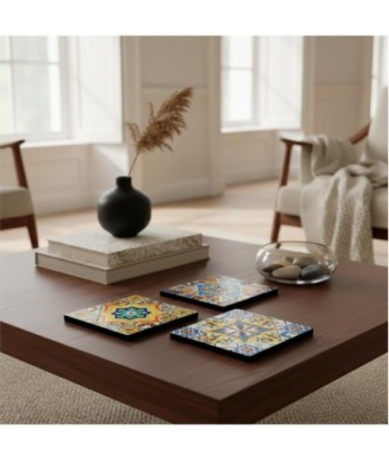 Posavasos de Cerámica 4U - Colorido y Decorativo para Tu Mesa