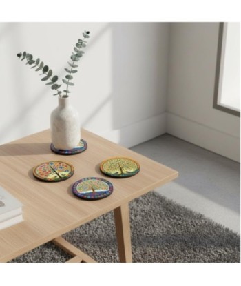 Posavasos Árbol de Vida en Cerámica Colorido - Decoración Hogar