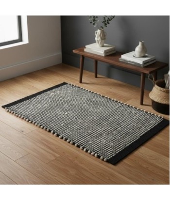 Alfombra de Entrada de Yute y Algodón - Estilo Moderno y Funcional