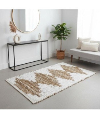 Alfombra de Yute y Algodón, Estilo Natural para Entrada