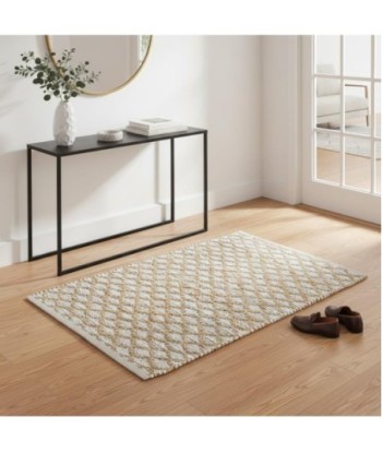 Alfombra de Entrada de Yute y Algodón - Estilo Moderno y Natural