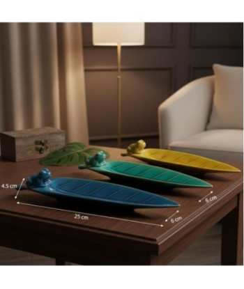 Plato 3U Cerámica con diseño divertido y colorido, ideal para decoración
