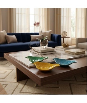 Plato 3U Cerámica NOVEDAD - Estilo Colorido para Decoración