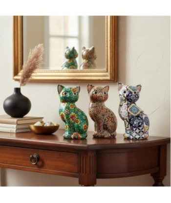 Figuras de Gato Magnéticas de Resina - Decoración Colorida y Original