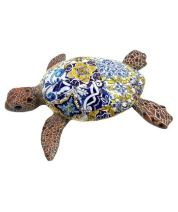 Figura de Tortuga 4U - Resina Decorativa Colorida para Hogar