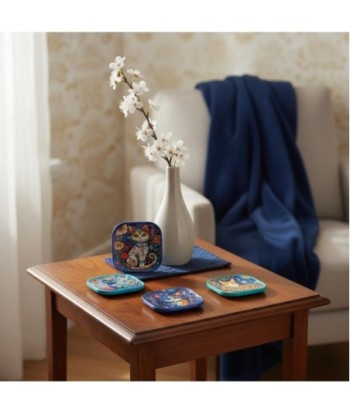 Magnético 6U de Melamina, Color Azul, Diseño Creativo para Decoración