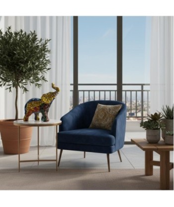 Figura de Elefante Mosaico en Resina Colorido para Decoración