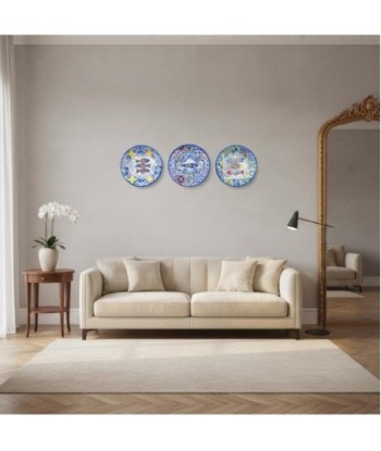Platos Magnéticos de Cerámica Decorativos para Pared - Estilo Colorido