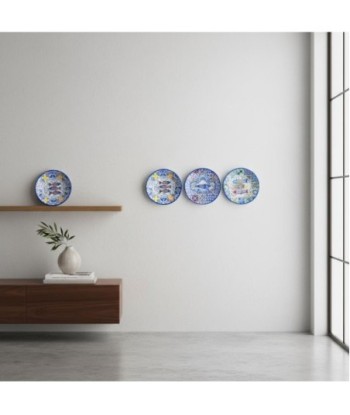 Platos Magnéticos de Cerámica Decorativos para Pared - Estilo Colorido