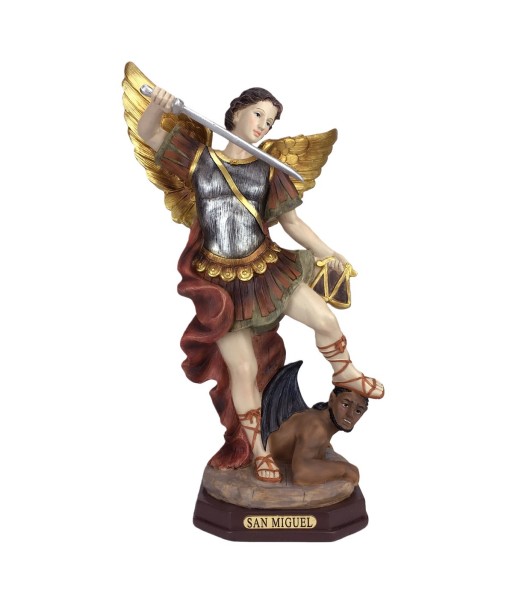 Figura Religiosa San Miguel de Resina - NOVEDAD Estilo Clásico