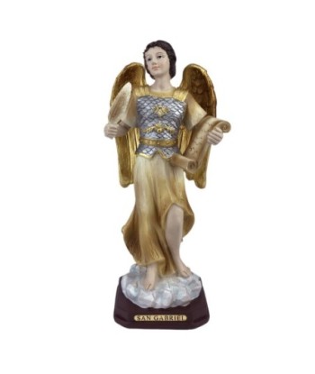 Figura Religiosa San Gabriel de Resina - Elegante y Detallada