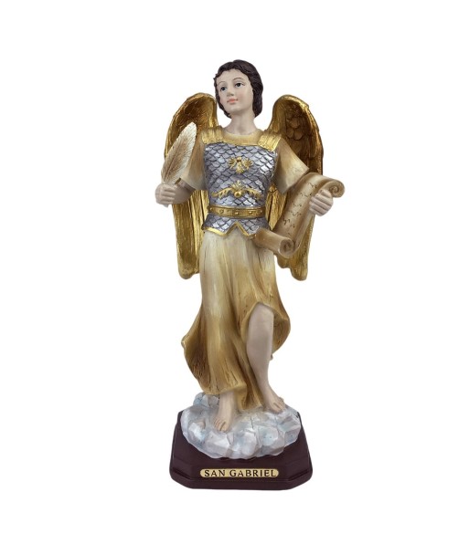 Figura Religiosa San Gabriel de Resina - Elegante y Detallada