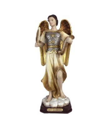 Figura Religiosa San Gabriel de Resina - Detalles Elegantes y Decorativos