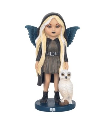 Figura de Hada Buho en Resina, estilo mágico y encantador