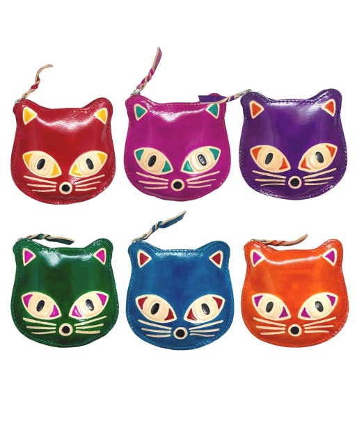 Monedero 6U Multicolor con Diseño de Gato