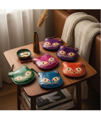 Monedero 6U Multicolor con Diseño de Gato