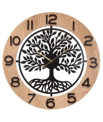 Reloj de pared MDF con diseño de árbol - Estilo moderno para decoración