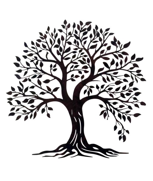 Adorno de Pared Árbol Decorativo para Jardín, Oficina y Hogar - Diseño Moderno en Metal para Decoración Interior