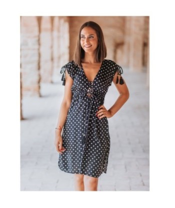 Vestido Corto Blanco Estampado para Mujer - Moda Elegante, Ideal para Fiesta y Ocasiones Especiales - Ropa de