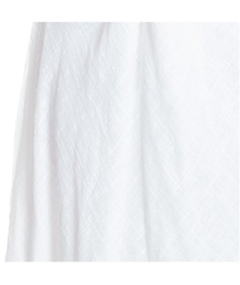 Vestido Blanco Midi de Mujer - Estilo Ibiza, 100% Algodón, Perfecto para Fiesta y Ocasiones Especiales, Moda Mujer
