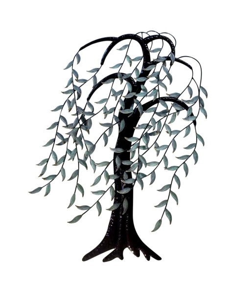 Adorno Pared Árbol Decorativo de Metal para Jardín y Terraza, Elemento de Diseño Moderno y Elegante para Espacios