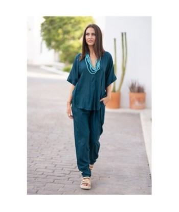 Blusa Multicolor de Mujer Elegante para Fiesta y Ocasiones Especiales - Camisa Manga Larga de Viscosa 100% - Moda