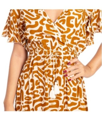 Vestido Corto Crudo Mujer Estampado Animal Print, Moda Mujer 2023, Ideal para Fiesta y Ocasiones Especiales, Ropa