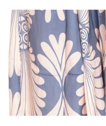 Vestido Largo Midi Azul Estampado para Mujer - Moda Elegante y Versátil para Ocasiones Especiales y Diarias