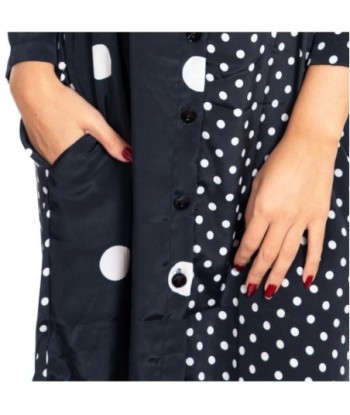 Kurta Multicolor Mujer - Vestido Corto Estampado, Manga ¾, Viscosa 100%, Moda Isla Bonita, Colección Islabonita