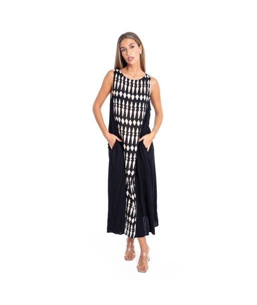 Vestido Largo Midi Azul Estampado para Mujer - Moda Elegante, Ropa de Fiesta y Ocasiones Especiales - Isla Bonita