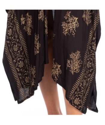 Kimono Beige para Mujer - Chaqueta Larga de Viscosa 100% - Estilo Japonés - Moda Isla Bonita Glam - Perfecto para