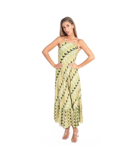 Vestido Largo Midi Azul Estampado para Mujer - Moda Elegante, Hombros Descubiertos, Perfecto para Fiesta y Ocasiones