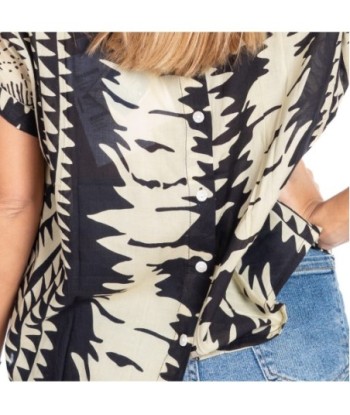 Blusa mujer azul estampada, blusa elegante de fiesta, blusa asimétrica 100% viscosa, moda mujer, blusa manga larga,