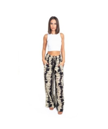 Pantalón Étnico Azul para Mujer - Ropa de Moda Isla Bonita, Estampado Único, Tiro Alto, Comodidad y Estilo para