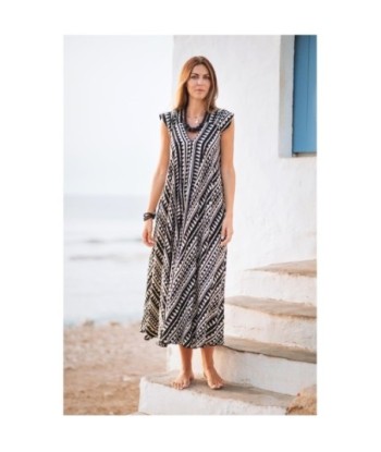 Vestido Largo Midi Mujer Estampado Multicolor - Moda Mujer Elegante para Fiesta y Ocasiones Especiales