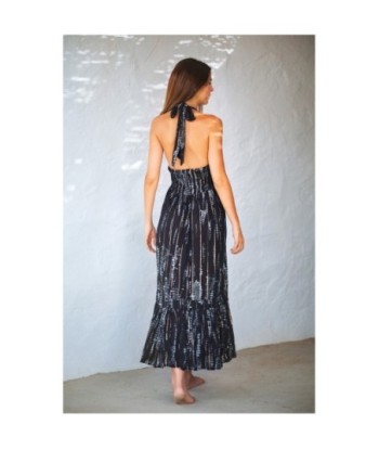 Vestido Largo Midi Multicolor para Mujer - Estilo Elegante, Hombros Descubiertos, Ideal para Fiesta y Ocasiones