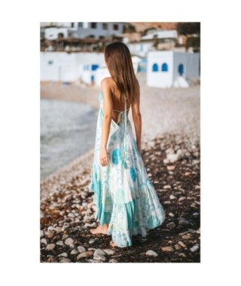 Vestido Largo Midi Multicolor Estampado para Mujer - Moda Isla Bonita Boheme, Elegante y Versátil para Ocasiones