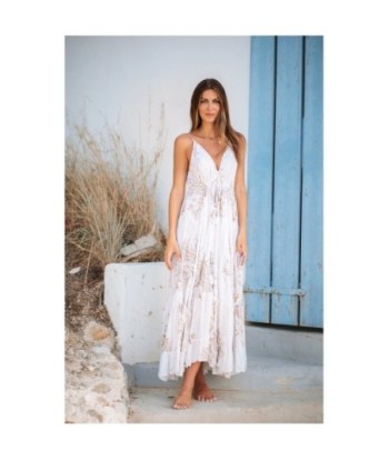 Vestido Largo Midi Azul para Mujer - Estilo Ibiza, Perfecto para Fiesta, Primavera y Verano, Moda Elegante y Confortable