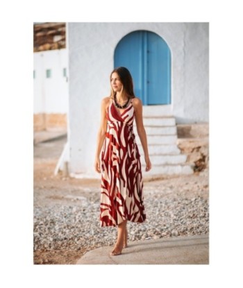 Vestido Largo Midi Azul para Mujer - Elegante y Con Estilo, Perfecto para Ocasiones Especiales y Uso Diario -