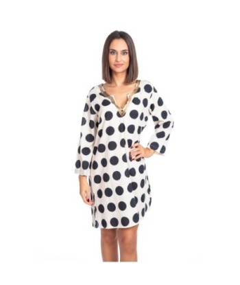 Kurta Multicolor para Mujer - Moda Isla Bonita, Estilo Tropical, 100% Algodón, Largo, Manga ¾, Ideal para Ocasiones