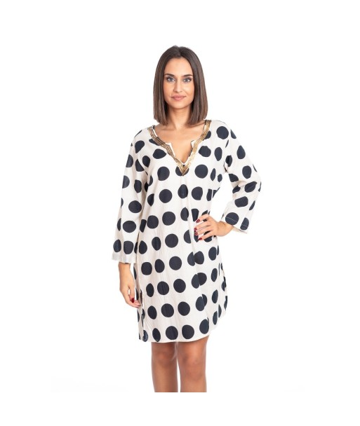 Kurta Multicolor para Mujer - Moda Isla Bonita, Estilo Tropical, 100% Algodón, Largo, Manga ¾, Ideal para Ocasiones