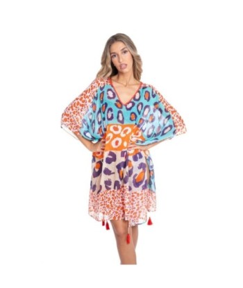 Poncho Crudo Mujer Animal Print - Ropa de Invierno, Abrigo Cálido, Estilo Chic, Perfecto para Ocasiones Casual