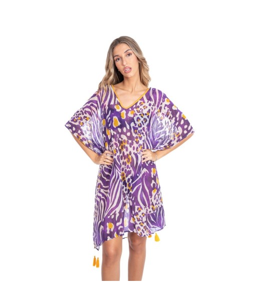 Poncho Crudo Mujer Invierno - Estilo Animal Print, 100% Algodón, Perfecto para Abrigos y Ropa de Moda, Ideal para