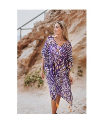 Poncho Crudo Mujer Invierno - Estilo Animal Print, 100% Algodón, Perfecto para Abrigos y Ropa de Moda, Ideal para