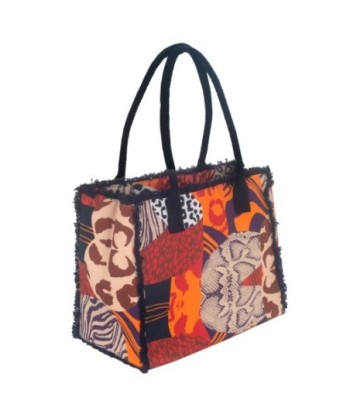 Bolso Multicolor de Algodón para Mujer - Estilo Animal Print, Cierre Cremallera, Ideal para Uso Diario y Regalos