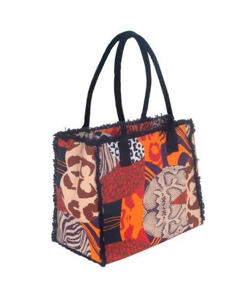 Bolso Multicolor de Algodón para Mujer - Estilo Animal Print, Cierre Cremallera, Ideal para Uso Diario y Regalos
