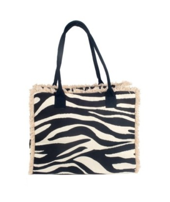 Bolso Rosa Animal Print para Mujer - Bolso de Mano, Bandolera y Tote Bag - 100% Algodón, Lavado a Mano, Ideal