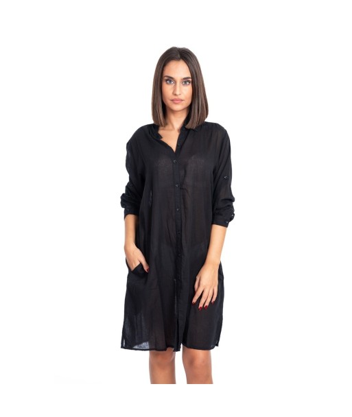 Vestido Corto Camisero Azul para Mujer - Moda Isla Bonita, Estampado Elegante, Ideal para Fiesta y Ocasiones Especiales
