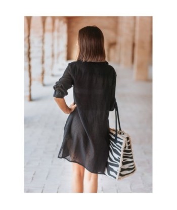 Vestido Corto Camisero Azul para Mujer - Moda Isla Bonita, Estampado Elegante, Ideal para Fiesta y Ocasiones Especiales