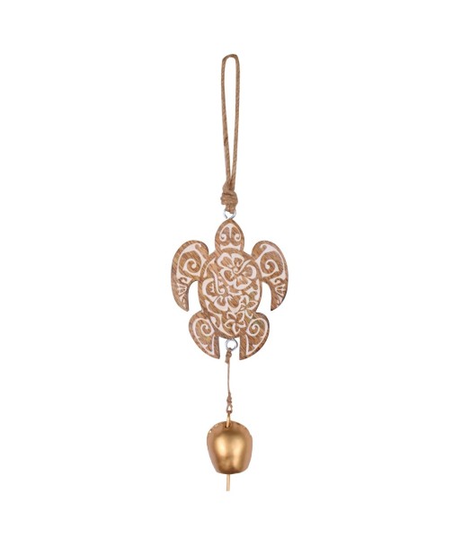 Campana Tortuga Decorativa Nautica para Colgar en Pared, Accesorio Marítimo Ideal para Decoración del Hogar